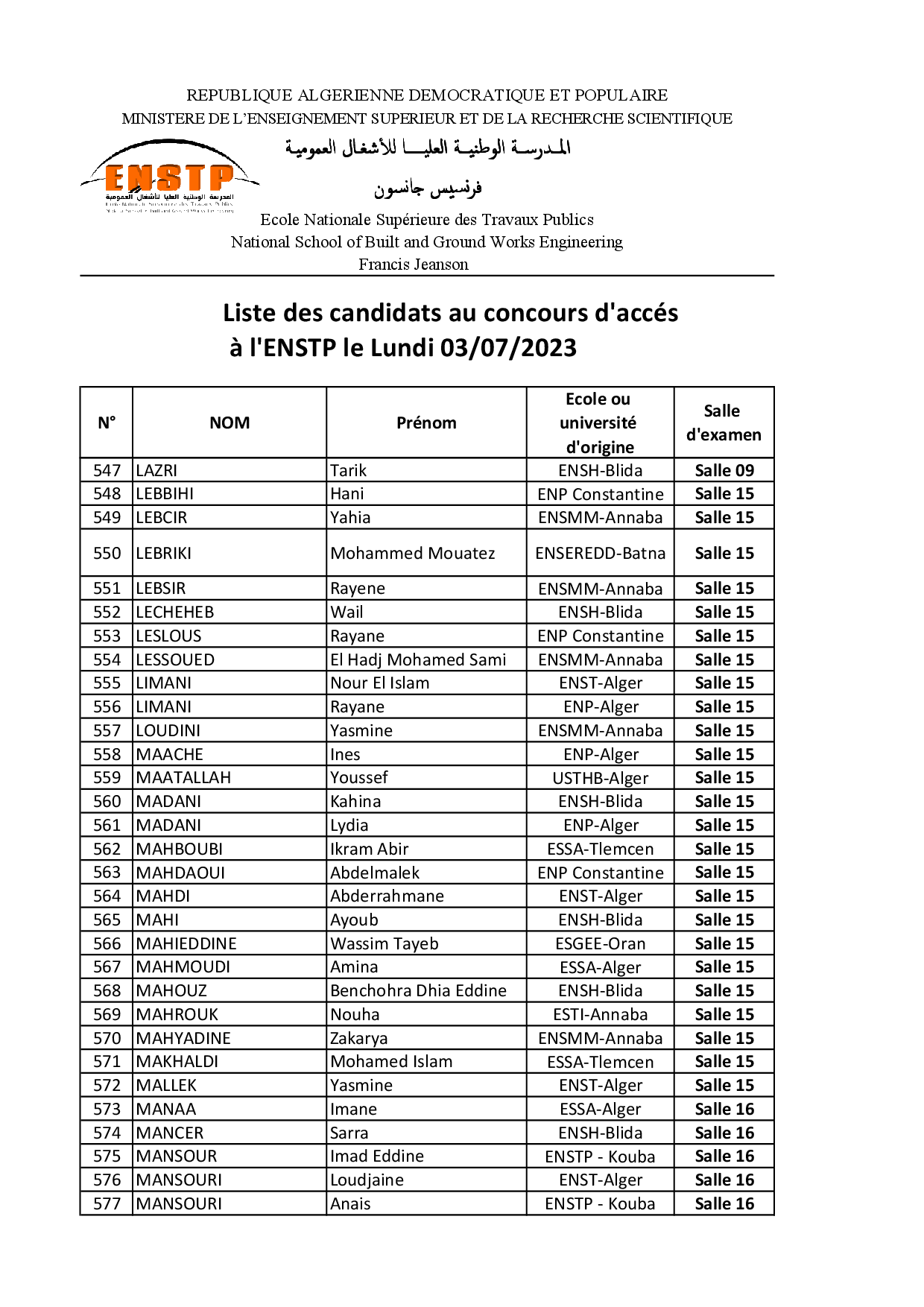 liste étudiants concours 2023 020