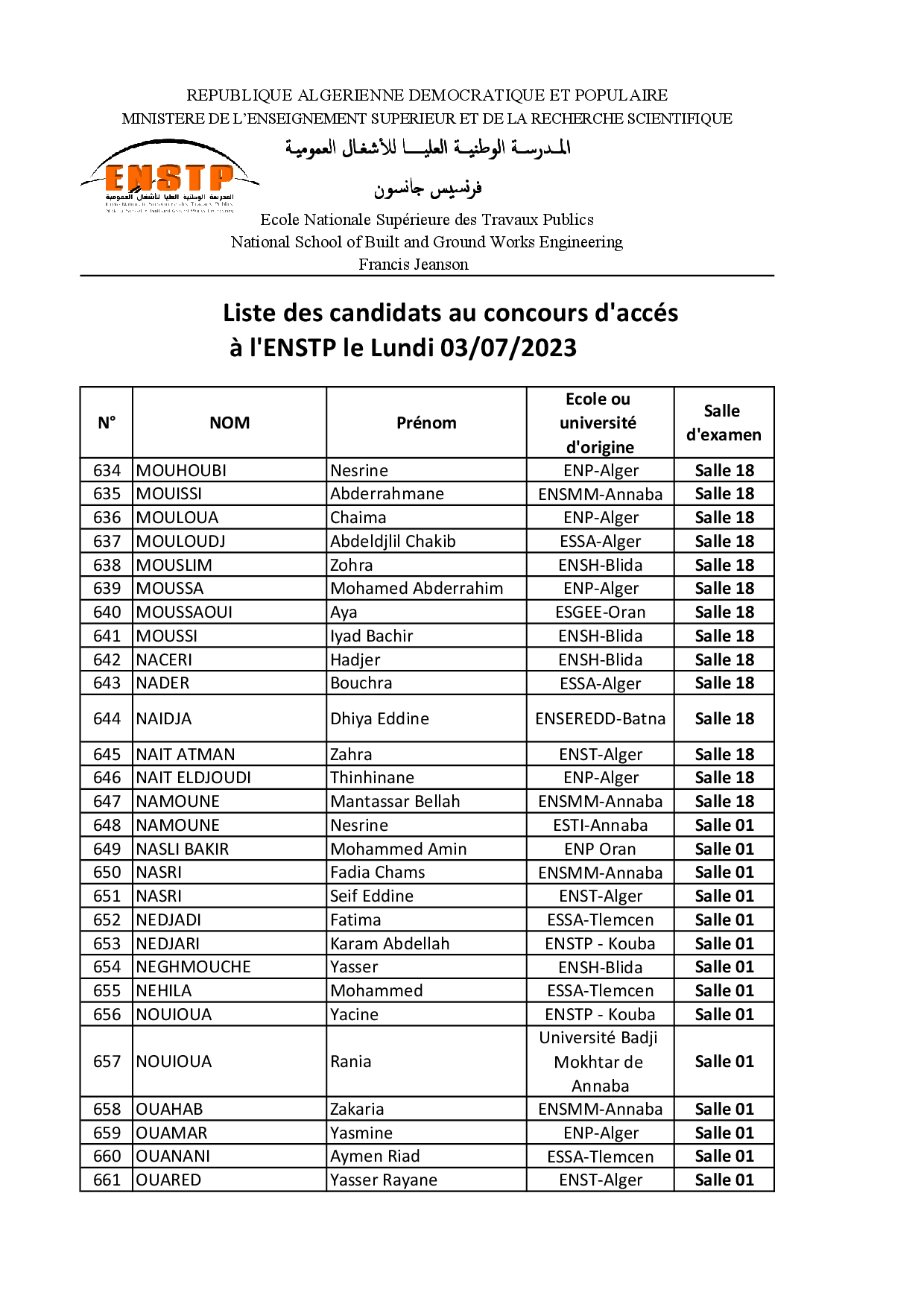 liste étudiants concours 2023 023