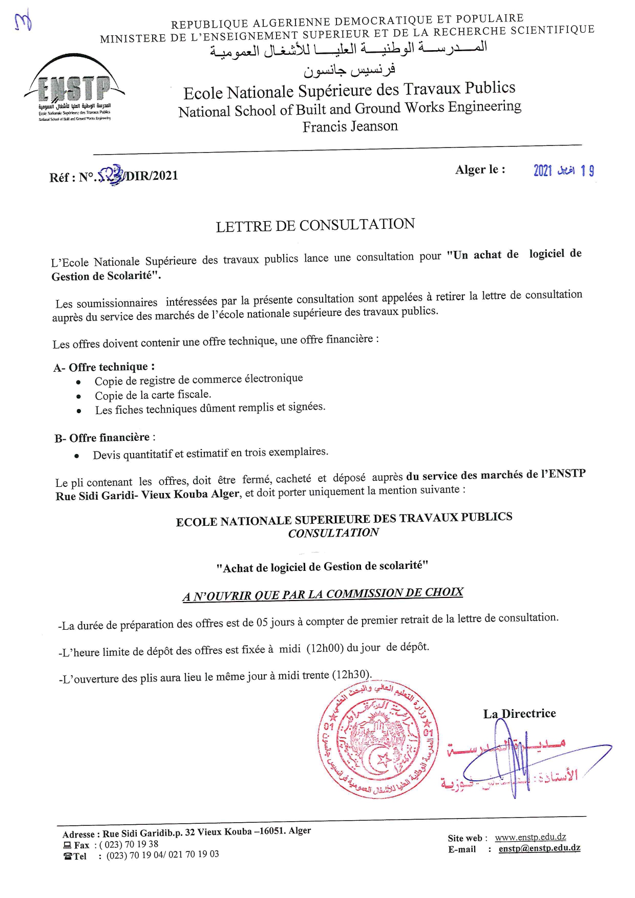lettre consultation533