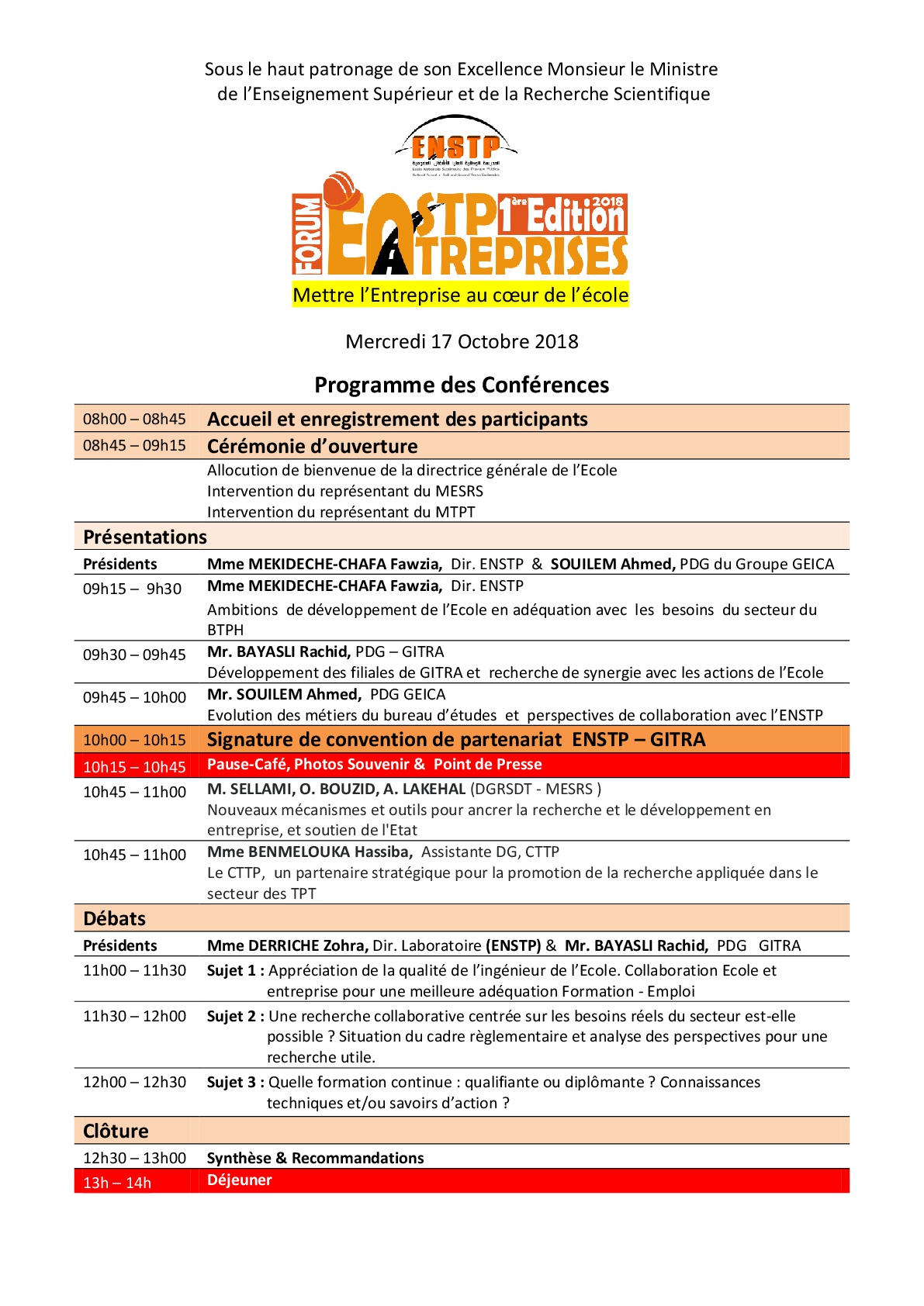 FORUM prog conferences 001